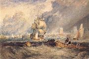 J.M.W. Turner Portsmouth oil painting